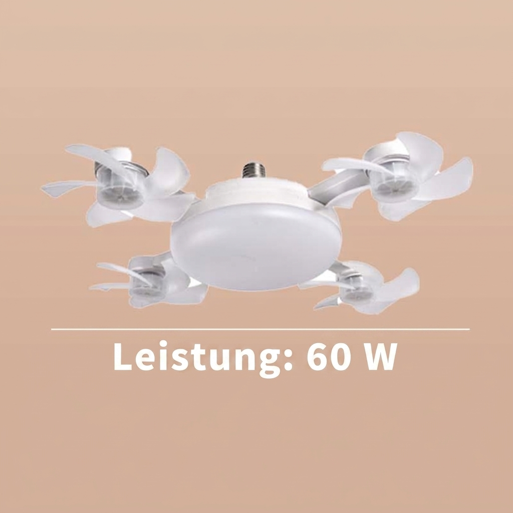 💡 JETZT 50 % RABATT! 🌀 2-in-1 LED-Deckenventilator mit Fernbedienung