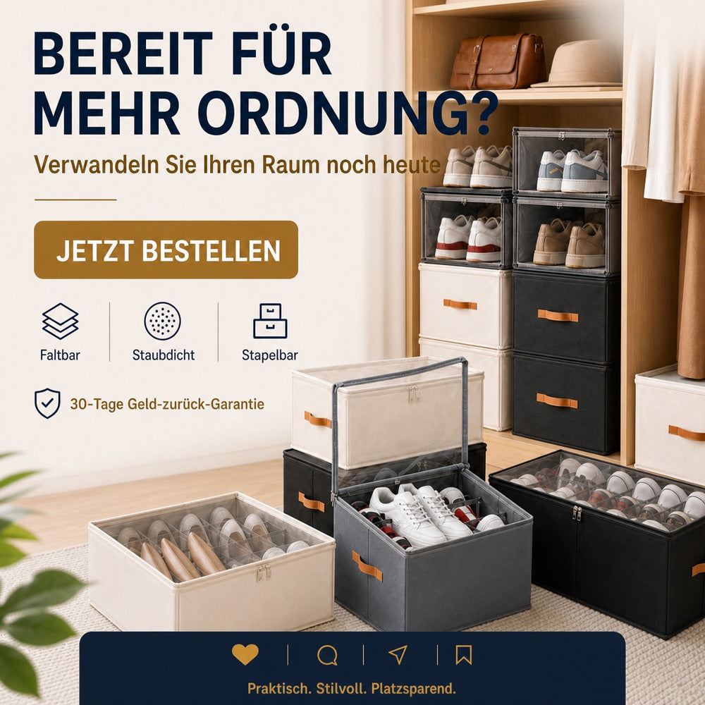 👟 Begrenzte Zeit – 50 % RABATT! 💥 Schuh-Organizer aus Stoff