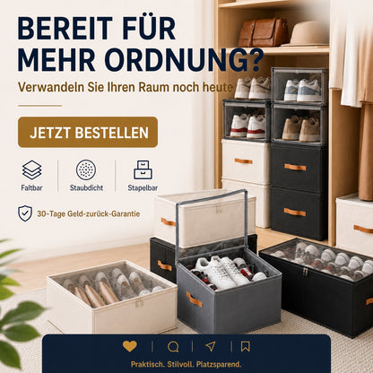 👟 Begrenzte Zeit – 50 % RABATT! 💥 Schuh-Organizer aus Stoff