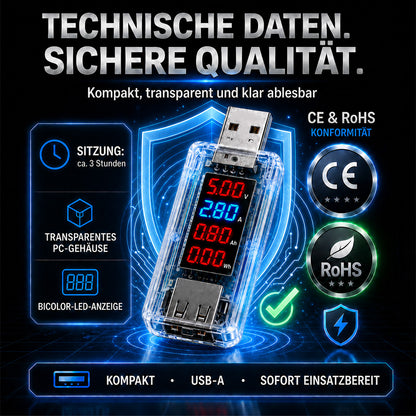 🔌 50 % RABATT | USB-Akku-Tester – Erst prüfen, statt gleich das Handy zu ersetzen!