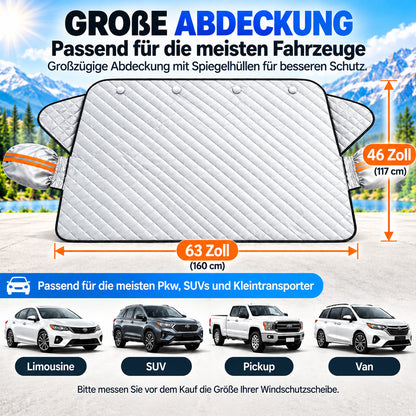 60%OFF🎄🚗 Weihnachtsangebot: Magnetische Windschutzscheibenabdeckung – Ganzjähriger Schutz vor Sonne, Schnee & Frost für Pkw, SUVs & Lkw