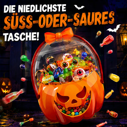💥 50% Rabatt! 🎃 Halloween-Geschenktüten – 10 Stück, transparentes Kürbis-Design. Mit Reißverschluss & stabilem Henkel. PP-Material. Perfekt für Trick-or-Treat & Party-Goodies 🍬