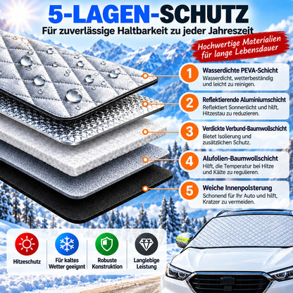 60%OFF🎄🚗 Weihnachtsangebot: Magnetische Windschutzscheibenabdeckung – Ganzjähriger Schutz vor Sonne, Schnee & Frost für Pkw, SUVs & Lkw