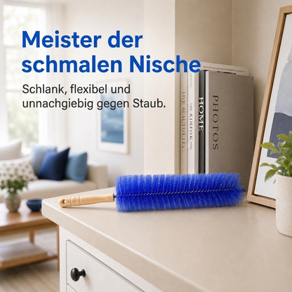 Staubbürste & Reinigungsbürste – Flexibler Mikrofaser-Bürstenkopf, wiederverwendbar, waschbar, ideal für Deckenventilatoren