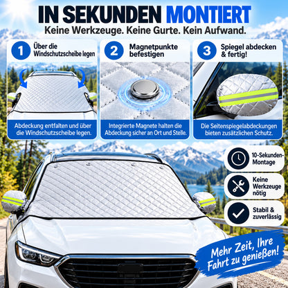 60%OFF🎄🚗 Weihnachtsangebot: Magnetische Windschutzscheibenabdeckung – Ganzjähriger Schutz vor Sonne, Schnee & Frost für Pkw, SUVs & Lkw