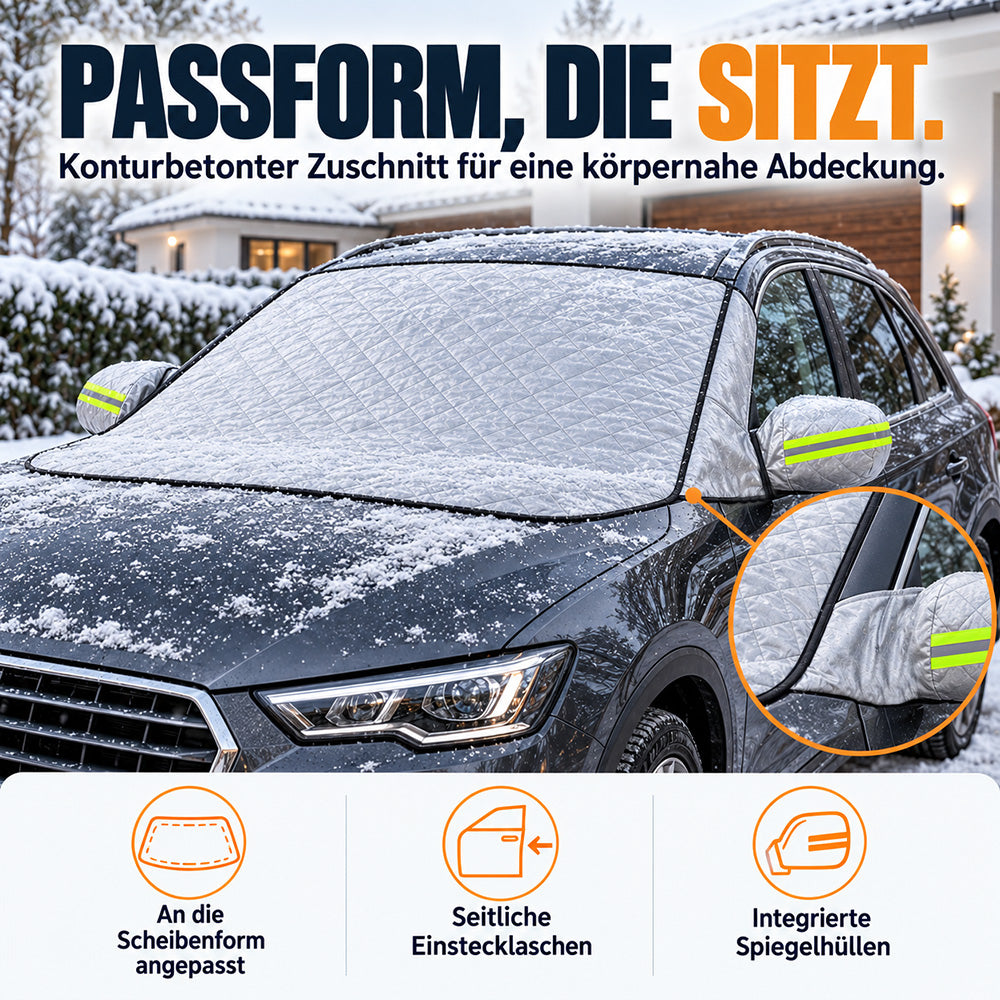 🎄🔔🚗 Weihnachtsangebot: Magnetische Windschutzscheibenabdeckung – Ganzjähriger Schutz vor Sonne, Schnee & Frost für Pkw, SUVs & Lkw