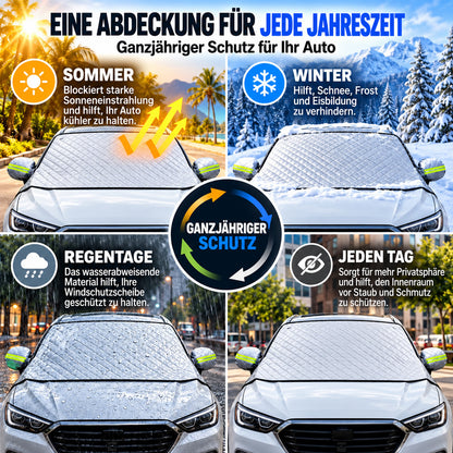60%OFF🎄🚗 Weihnachtsangebot: Magnetische Windschutzscheibenabdeckung – Ganzjähriger Schutz vor Sonne, Schnee & Frost für Pkw, SUVs & Lkw