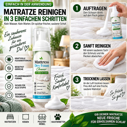 Matratzen-Reinigungsschaum ohne Ausspülen – für Matratzen & Polster