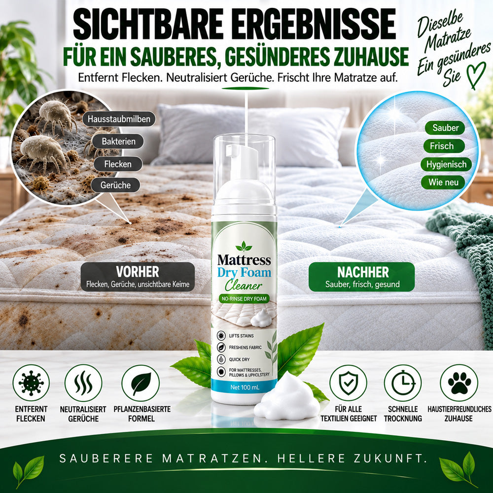 Matratzen-Reinigungsschaum ohne Ausspülen – für Matratzen & Polster