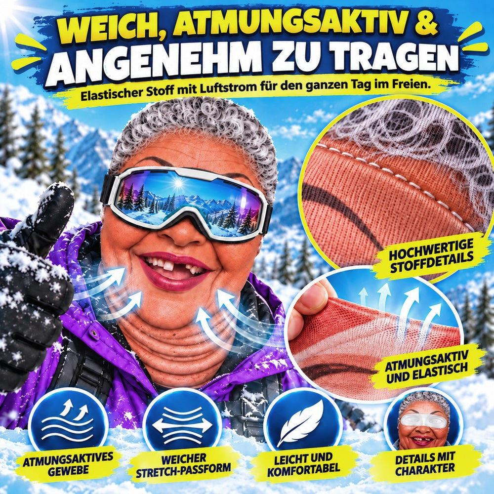 Lustige Thermo-Sturmhaube – warm & vielseitig für Alltag, Outdoor und Ski