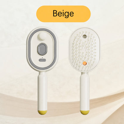 💖Elektrische Kopfhaut-Massagebürste 💆‍♀️ – Selbstreinigend 🧼, entwirrt ohne Ziepen ✨ mit Feuchtigkeitsspray 💨 | Für trockenes & strapaziertes Haar 🌟