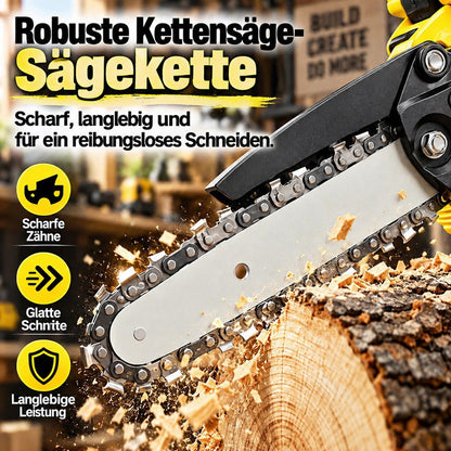 UPSELL🔥 57 % Rabatt+Kostenloser Versand ! Mini-Elektrosäge mit Sicherheitsschloss – Klein, aber kraftvoll! ✋️ Einhandbedienung, Sicherheitsschutz, 48V Akku ⚡ Limitiertes Angebot ⏳