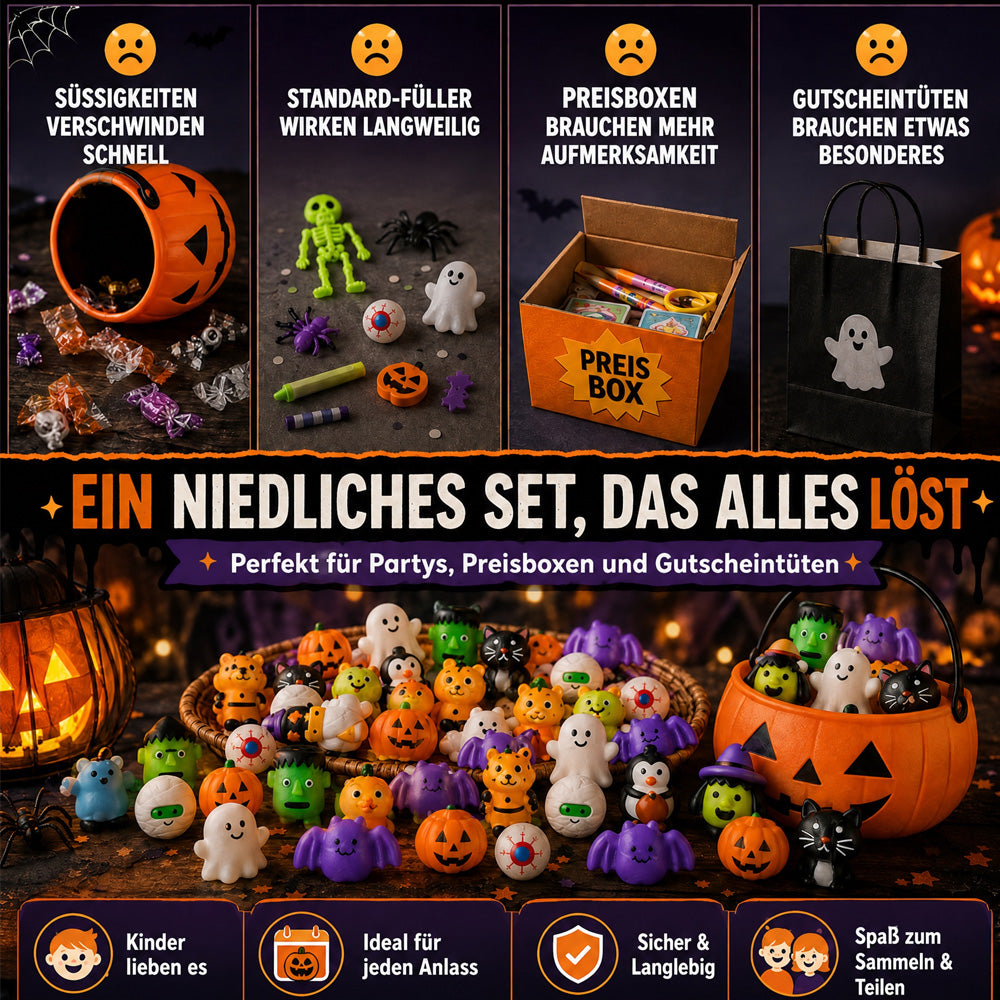 🔥Last Day 50% OFF - 🎃 30 Halloween-Squishys zum Drücken, Teilen & Sammeln
