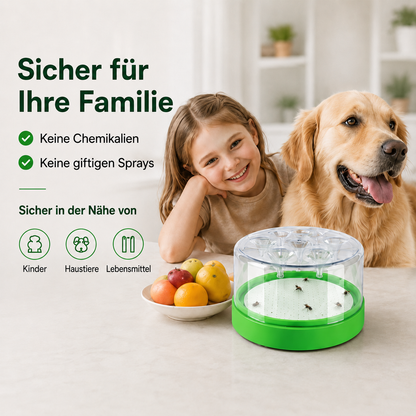 🏠🛡️Reusable Non-Electric Fly Trap--Near kitchen sinks, trash cans, pet bowls, garage windows, patios, and BBQs.