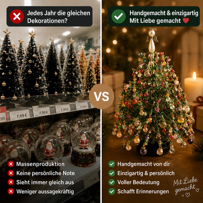 🎄✨ DIY Perlen-Weihnachtsbaum-Set – 🎅 Gestalte deine eigene funkelnde Weihnachtsdekoration