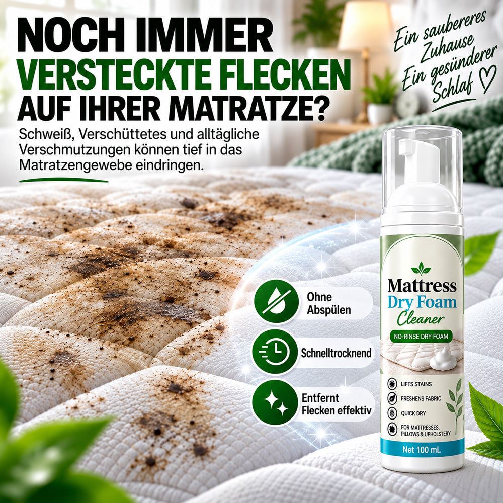 Matratzen-Reinigungsschaum ohne Ausspülen – für Matratzen & Polster