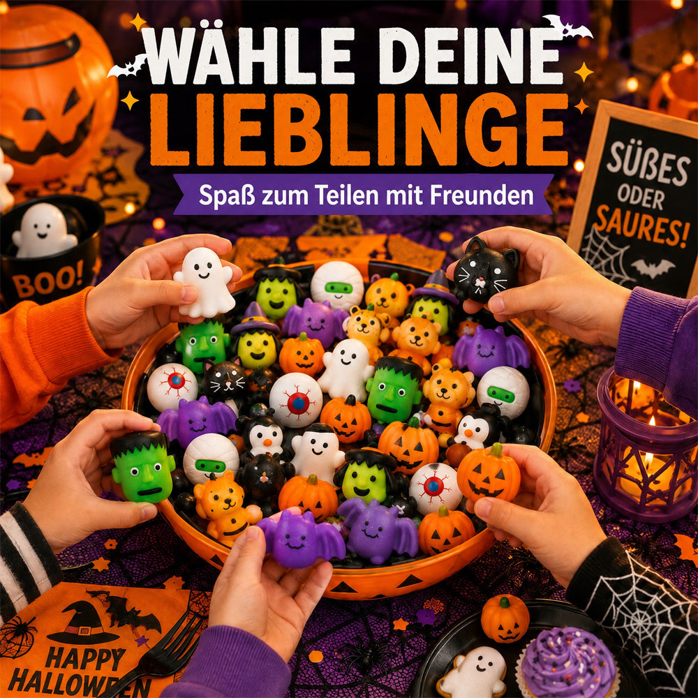 🔥Last Day 50% OFF - 🎃 30 Halloween-Squishys zum Drücken, Teilen & Sammeln