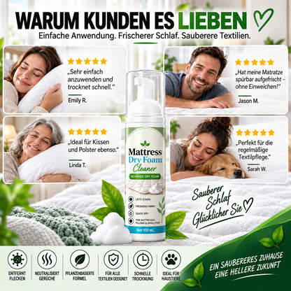 Matratzen-Reinigungsschaum ohne Ausspülen – für Matratzen & Polster