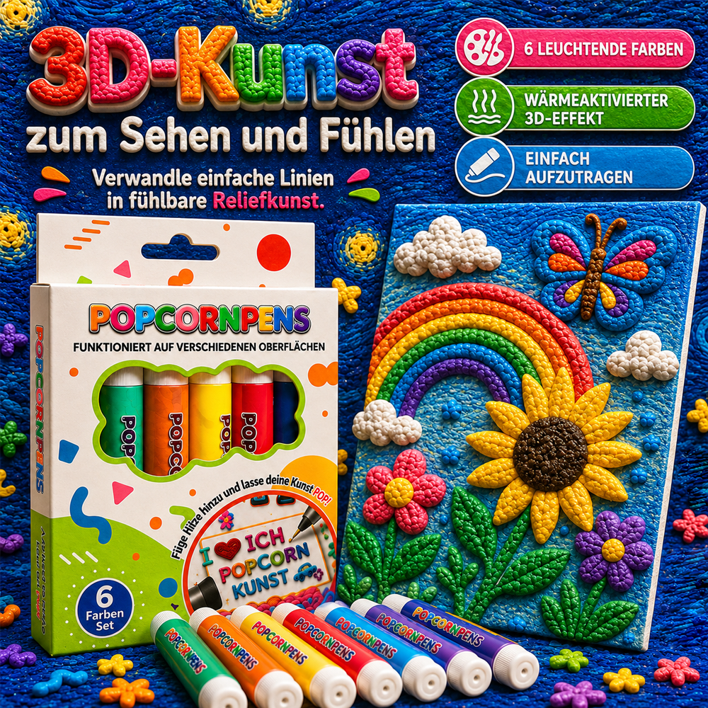 Nur heute 50 % sparen | IEY® 3D-Relief-Kunststift – Verwandle flache Zeichnungen in fühlbare 3D-Kunst 🎨🎨