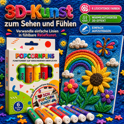 Nur heute 50 % sparen | IEY® 3D-Relief-Kunststift – Verwandle flache Zeichnungen in fühlbare 3D-Kunst 🎨🎨