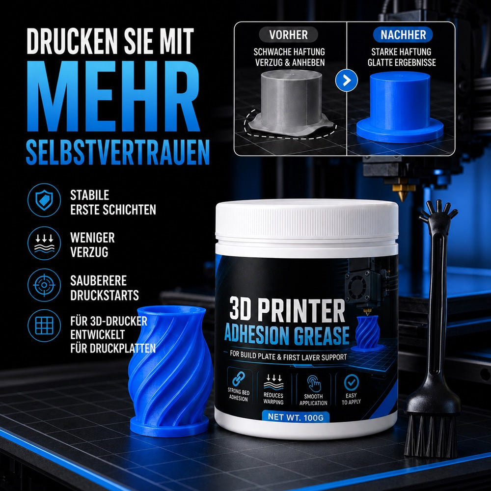 Anti-Warping Haftmittel für 3D-Drucker