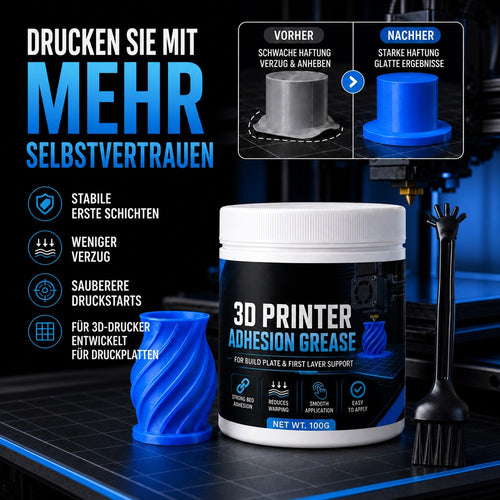 Anti-Warping Haftmittel für 3D-Drucker
