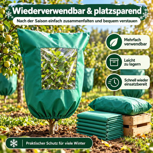 🌱 50% RABATT! ❄️ Winter-Pflanzenschutz – Mit Reißverschluss & Kordelzug ✨
