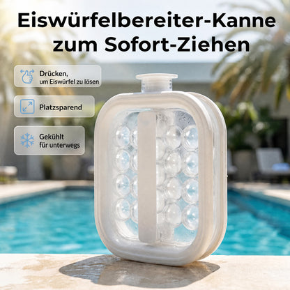 🥳 Sommer-Hit 2026 🥳 Über 50.000 verkauft! 🧊  tragbaren Silikon-Eisballbereiter!
