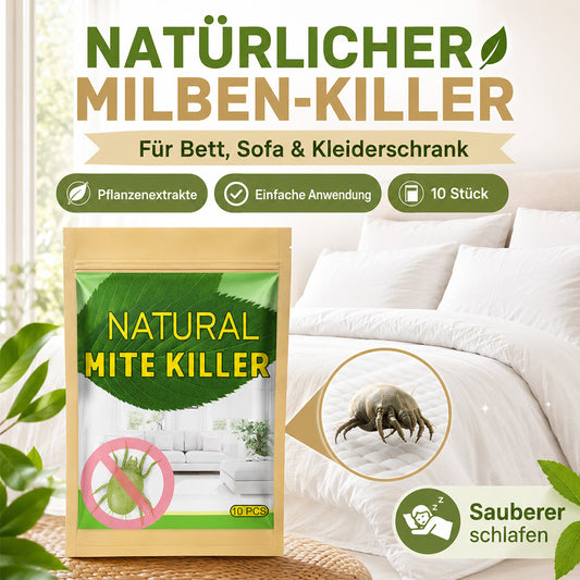 🔥 HEISSER VERKAUF 🔥 Pflanzliche Milben-Abwehr – Hält Milben von Bett & Sofa fern