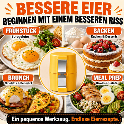 🥚🍳 Nur für kurze Zeit 😮‍💨 1 kaufen, 1 GRATIS! 🍳 Schneller Eieröffner – Hunderte Eier schneller und sauberer öffnen 🔥