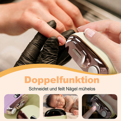 🌟 2-in-1-Smart-Elektronagelschere & -Polierer ✂️💅