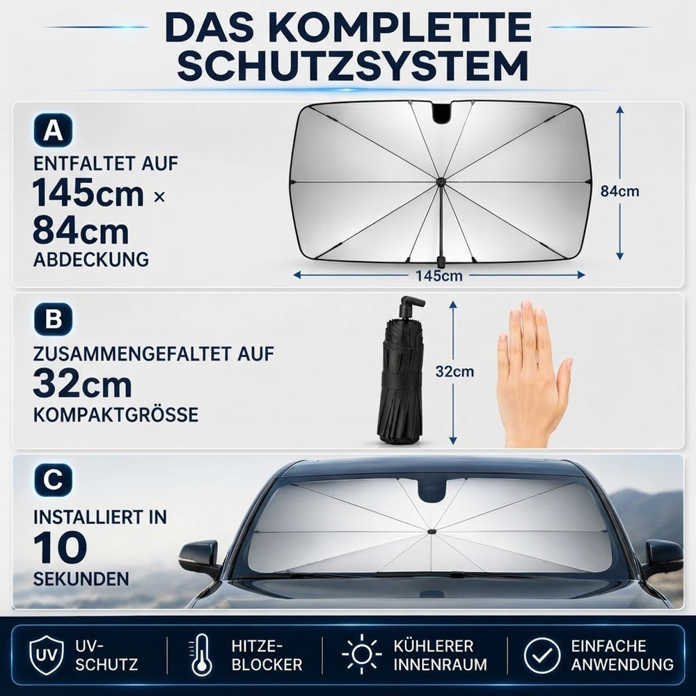 🔥 Neu 2026 – Verbesserter Sonnenschirm für die Auto-Windschutzscheibe