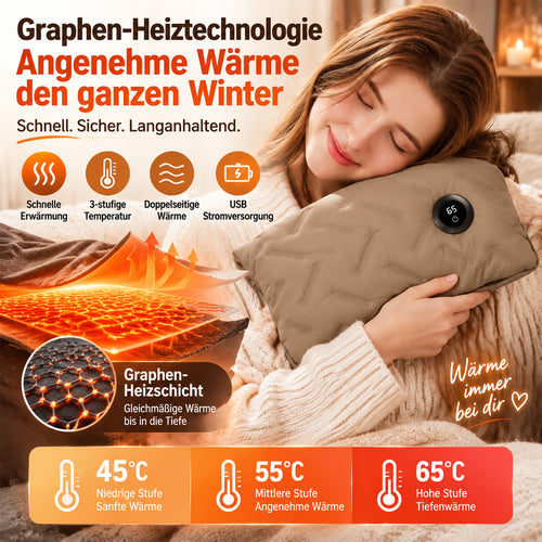 🎄 Weihnachtsangebot: Graphen-Handwärmer mit Daunenfüllung – schnell warm, kuschelig weich & 3 Wärmestufen