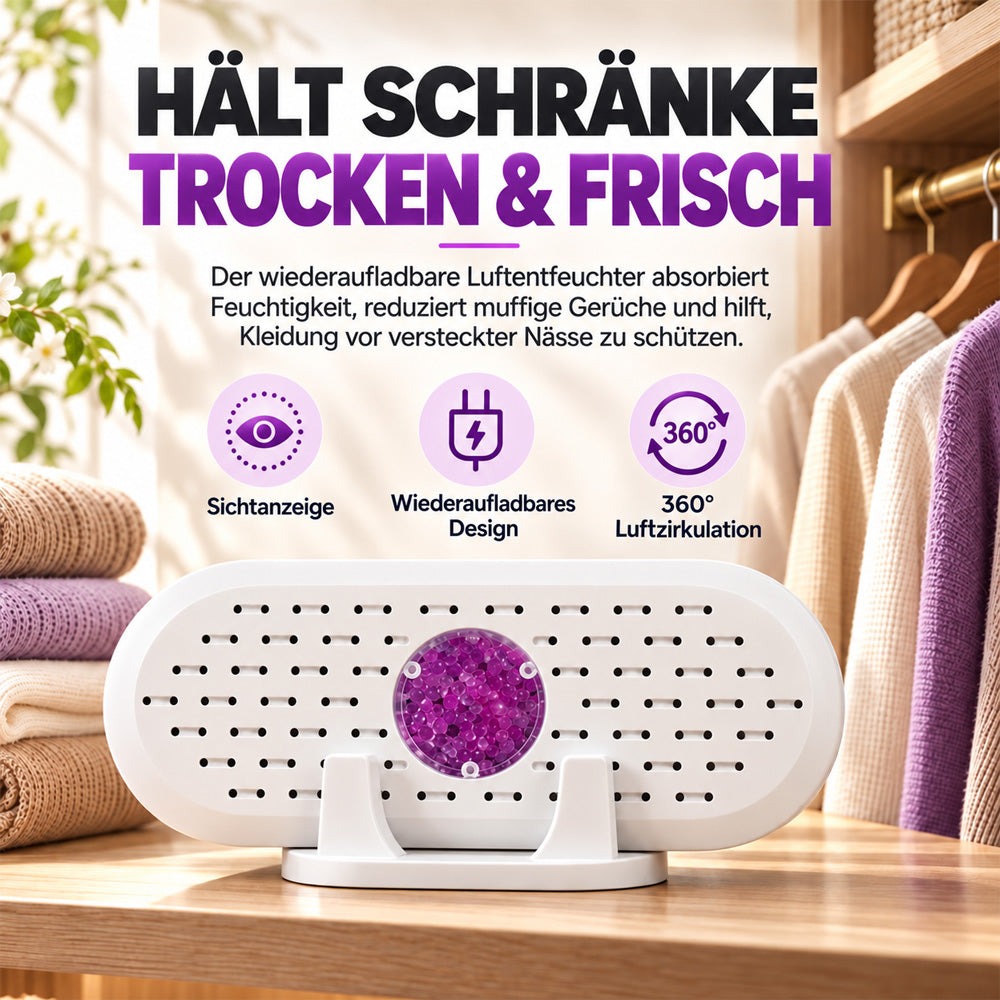 🎄 Weihnachts-Frühbucherangebot: 50 % Rabatt auf den wiederverwendbaren Mini-Luftentfeuchter!