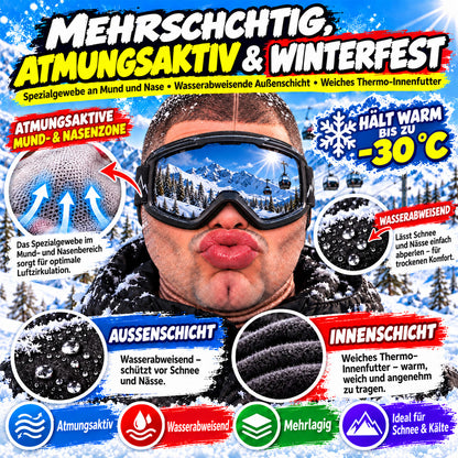 Lustige Thermo-Sturmhaube – warm & vielseitig für Alltag, Outdoor und Ski