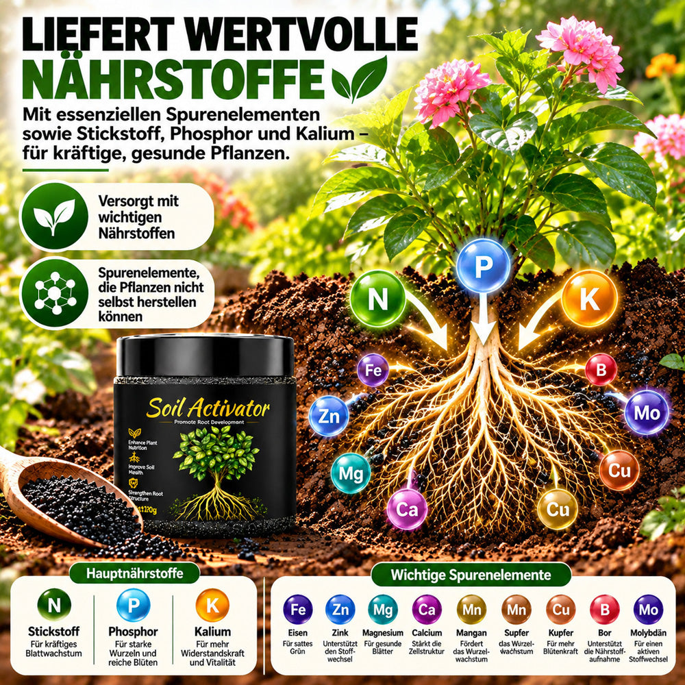 🪴🌱 Black-Friday-Angebot 🔥 Organischer All-in-One-Bodenaktivator für starke Wurzeln & sattes Grün