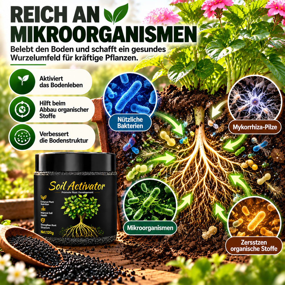🪴🌱 Black-Friday-Angebot 🔥 Organischer All-in-One-Bodenaktivator für starke Wurzeln & sattes Grün