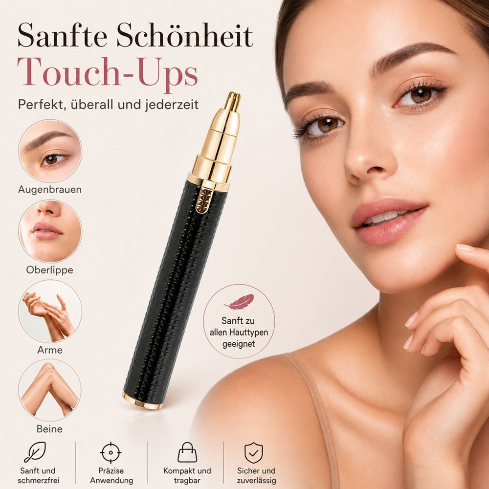 3-in-1 elektrischer Beauty-Trimmer – mit Wechselaufsätzen für Augenbrauen, Gesicht & Detailpflege – für einen gepflegten Look jederzeit und überall 🌍✨