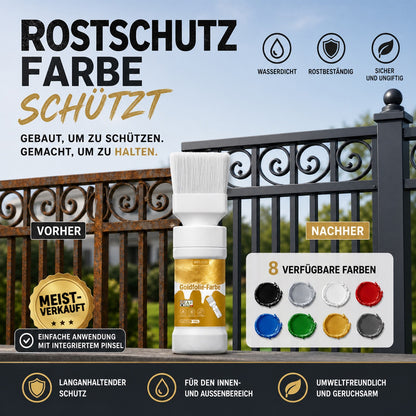 ✨ 50 % RABATT! Wasserbasierte Metallic-Silberfarbe mit integriertem Pinsel – kein extra Pinsel nötig. Deckt Kratzer und Flecken einfach ab. Perfekt zum Auffrischen & für DIY-Projekte! 🏠🎨