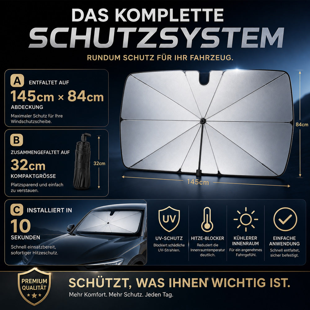 ⏰ Nur heute: Sonderpreis sichern!🔥 Neu 2026 – Verbesserter Sonnenschirm für die Auto-Windschutzscheibe