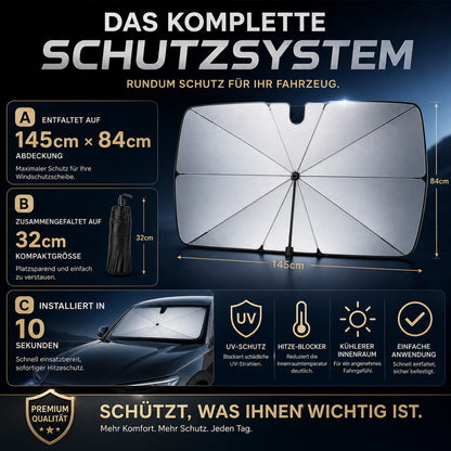 ⏰ Nur heute: Sonderpreis sichern!🔥 Neu 2026 – Verbesserter Sonnenschirm für die Auto-Windschutzscheibe
