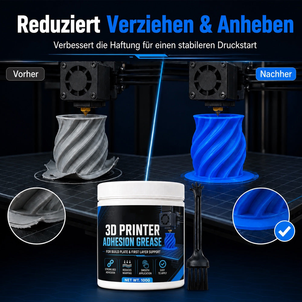 Anti-Warping Haftmittel für 3D-Drucker
