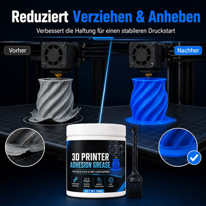 Anti-Warping Haftmittel für 3D-Drucker