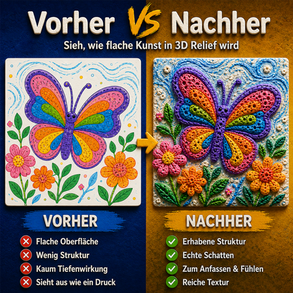 Nur heute 50 % sparen | IEY® 3D-Relief-Kunststift – Verwandle flache Zeichnungen in fühlbare 3D-Kunst 🎨🎨