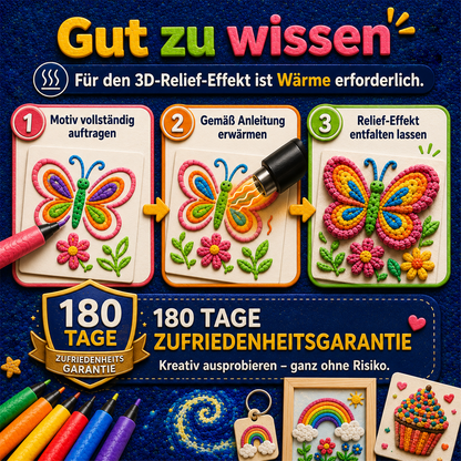 Nur heute 50 % sparen | IEY® 3D-Relief-Kunststift – Verwandle flache Zeichnungen in fühlbare 3D-Kunst 🎨🎨