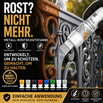 ✨ 50 % RABATT! Wasserbasierte Metallic-Silberfarbe mit integriertem Pinsel – kein extra Pinsel nötig. Deckt Kratzer und Flecken einfach ab. Perfekt zum Auffrischen & für DIY-Projekte! 🏠🎨