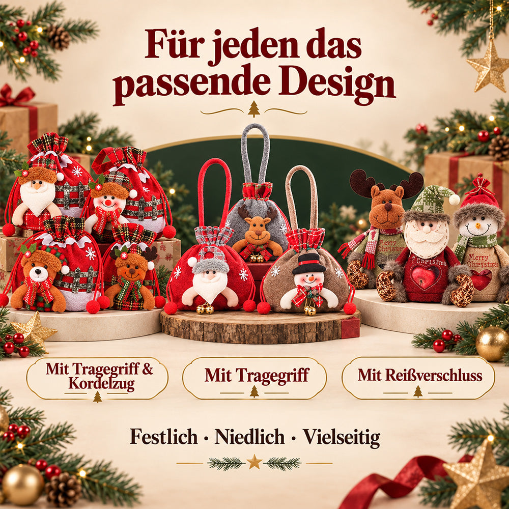🎅Weihnachtsausverkauf 49% Rabatt🍎Niedliche Geschenktüte für Weihnachten