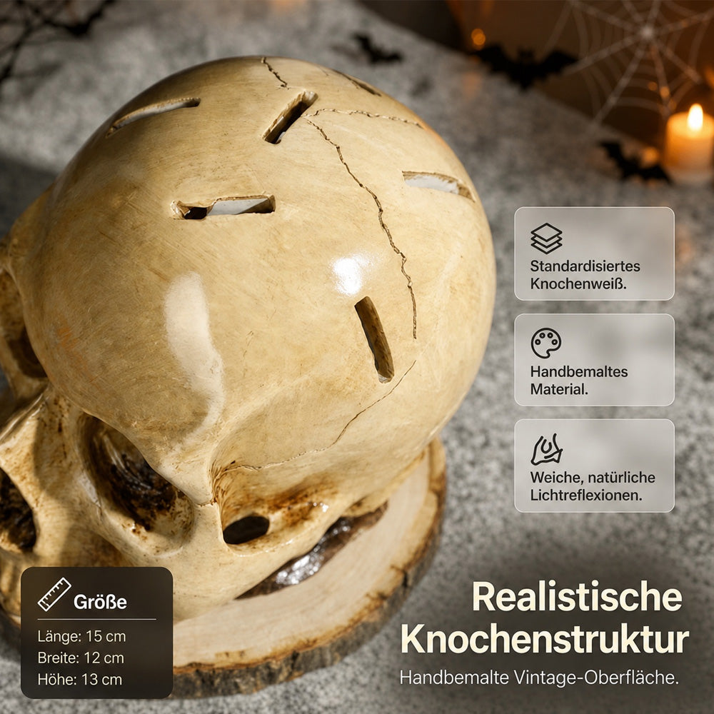 💀Halloween-Überraschung - bis zum halben Preis🎃Kreativer Totenkopf-Messerhalter aus Harz