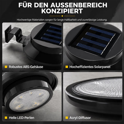 Outdoor Waterproof Solar LED Gutter Wall Lights