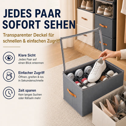 👟 Begrenzte Zeit – 50 % RABATT! 💥 Schuh-Organizer aus Stoff